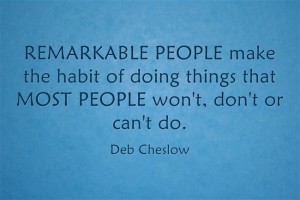 Should you be remarkable?