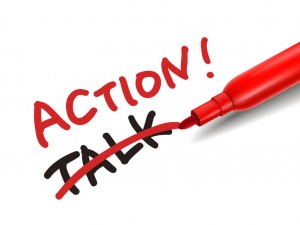 Actions speak louder than….talk?