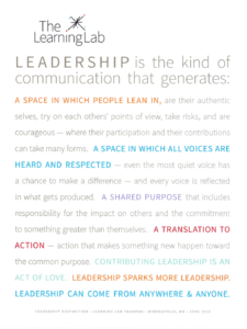 Distinguishing Leadership