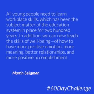 #32 of 60: In a human-centered system of schooling, is there a “right balance” between job skills and well-being?  🤔