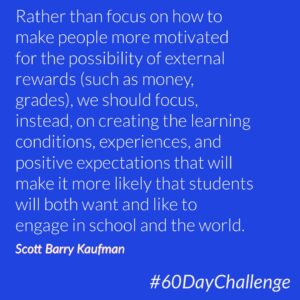 #44 of 60: Too much learning in school is disembodied from context. What if we changed that? 🤔